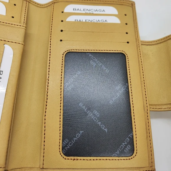 Balenciaga Vintage Tan Leather Wallet - Picture 6 of 7